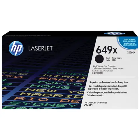 Toner HP 649X / CE260X Czarny do drukarek (Oryginalny) [17k]